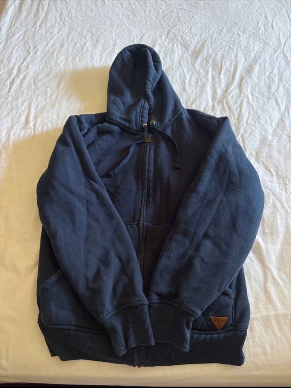 Weatherproof Men's Dark Navy Hooded Zip-Up Jacket